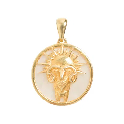 Freya Rose Zodiac Pendant In Gold