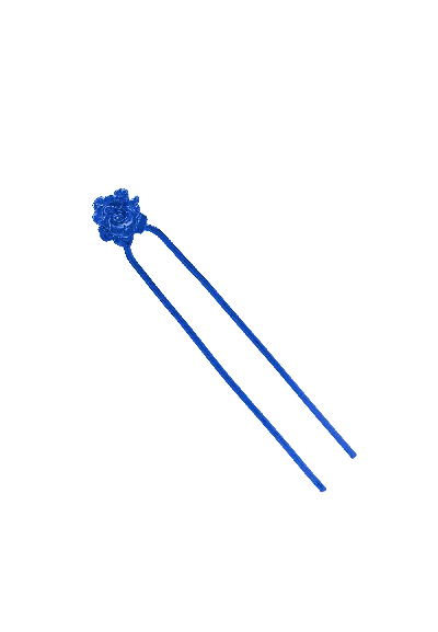 Lavani Jewels Women's Lola Blue Hairpin In Blue