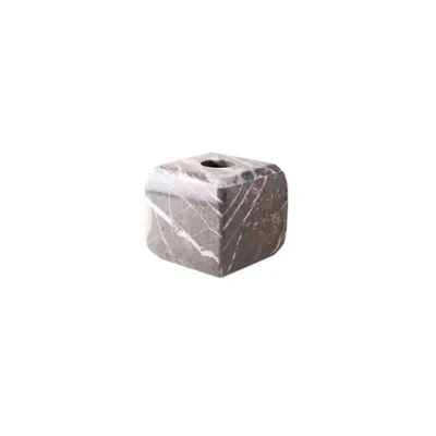 And Jacob Vaina Tissue Box  - Grey Marble In Gray