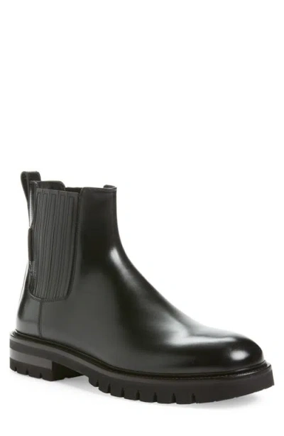 Ferragamo Leather Panelled Chelsea Boots In Multi