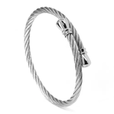 Charriol Celtic Rope-detail Bangle In Metallic