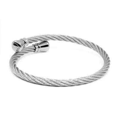 Charriol Celtic Rope-detail Bangle In Metallic
