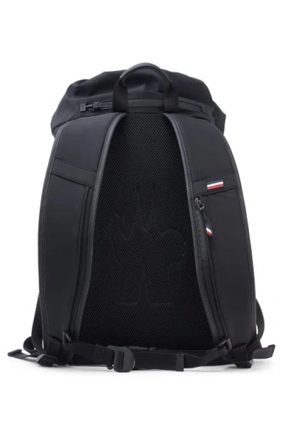 Moncler Grenoble Technical Water-repellent Backpack In Black