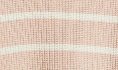 Caslonr Caslon(r) Long Sleeve Waffle Knit T-shirt In Pink