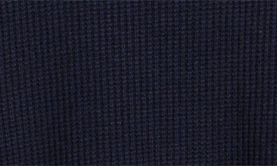 Caslonr Caslon(r) Long Sleeve Waffle Knit T-shirt In Black