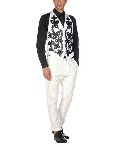 Shop Dsquared2 Suit Vest In White