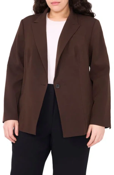 Halogenr Halogen(r) Clean One-button Blazer In Brown
