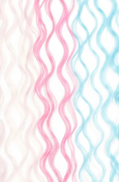 Capelli New York Kids' Assorted 6-pack Wavy Faux Hair Clips In Multi