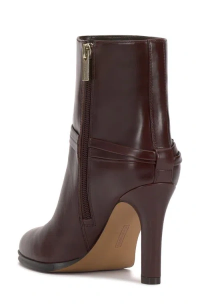 Vince Camuto Sybilla Double-strap Booties In Brown
