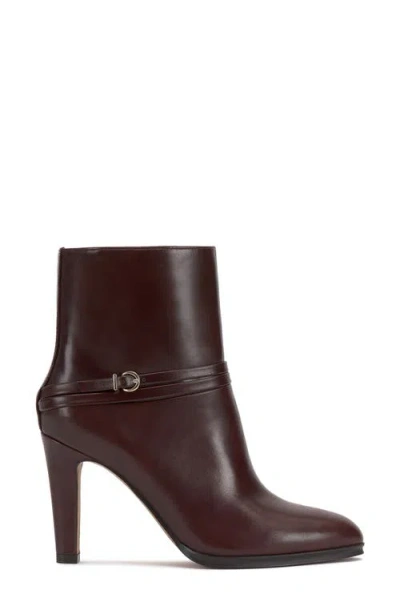 Vince Camuto Sybilla Double-strap Booties In Brown