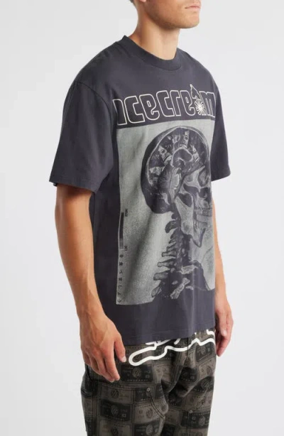 Icecream Money On My Mind Graphic T-shirt In Gray