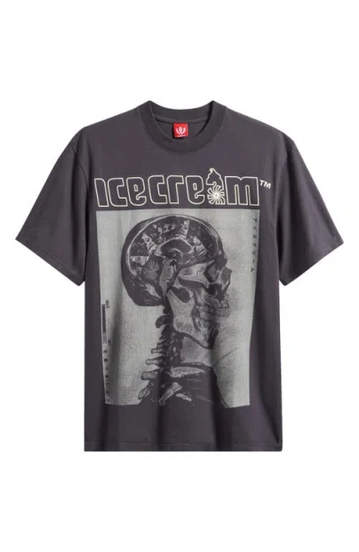 Icecream Money On My Mind Graphic T-shirt In Gray