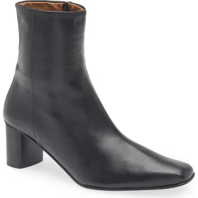 Atp Atelier Praia Block Heel Bootie In Black