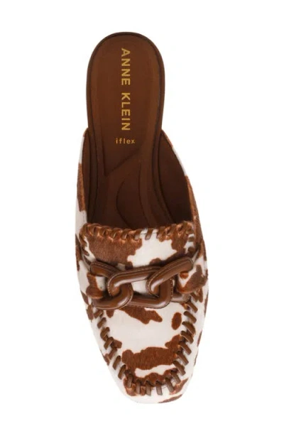 Anne Klein Women's Alora Square Toe Slip On Mules In Multi