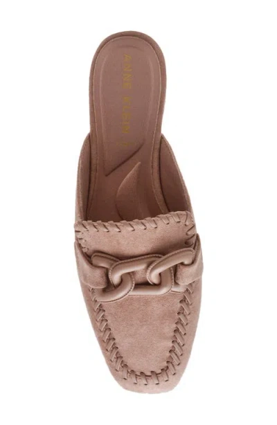Anne Klein Women's Alora Square Toe Slip On Mules In Neutral