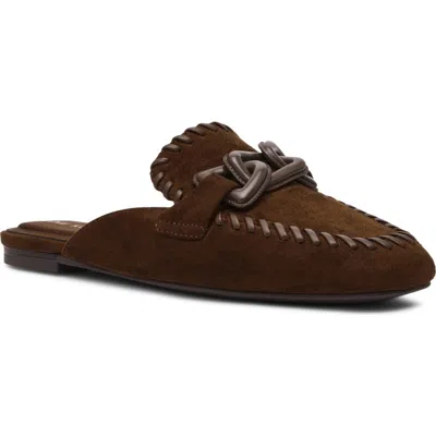 Anne Klein Women's Alora Square Toe Slip On Mules In Brown