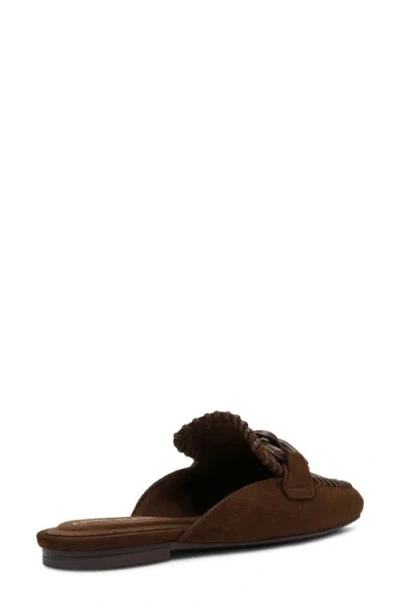 Anne Klein Women's Alora Square Toe Slip On Mules In Brown