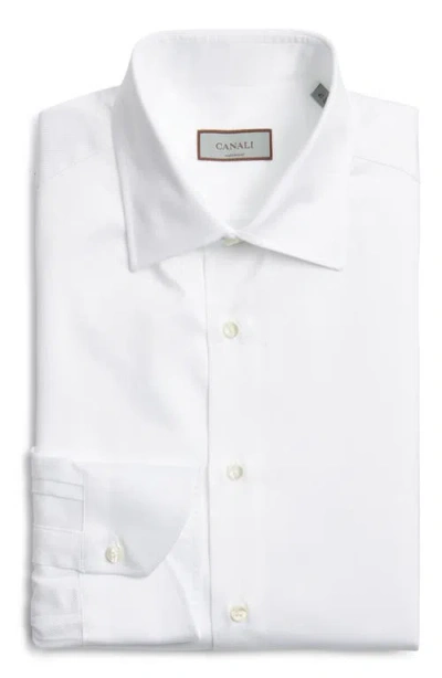 Canali Regular Fit Dress Shirt In White