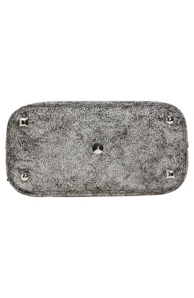 Maison Margiela Textured Leather Shoulder Bag And Strap In Multi