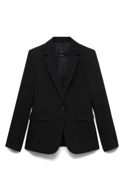 Mango Women's Fitted Suit Jacket In Black