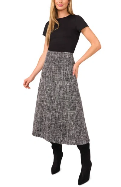 Halogenr Halogen(r) Flare Midi Skirt In Gray