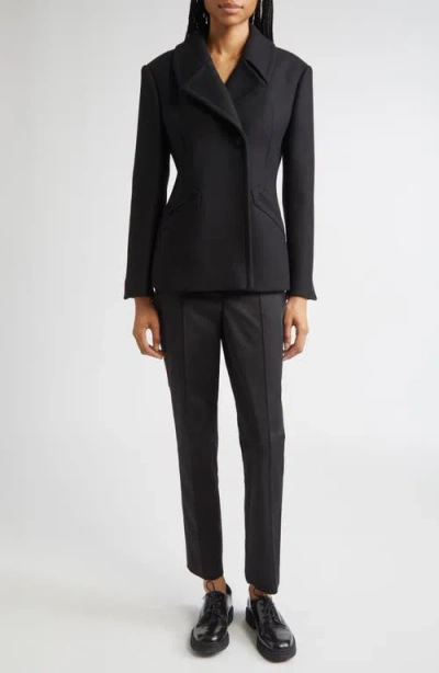 Partow Jesse Virgin Wool Blend Jacket In Black