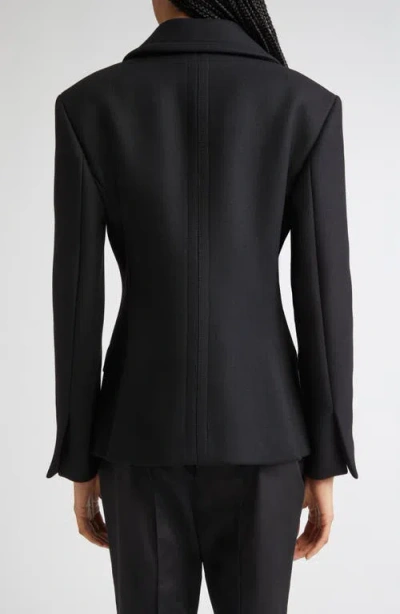 Partow Jesse Virgin Wool Blend Jacket In Black