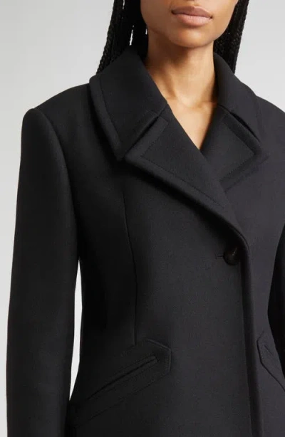 Partow Jesse Virgin Wool Blend Jacket In Black