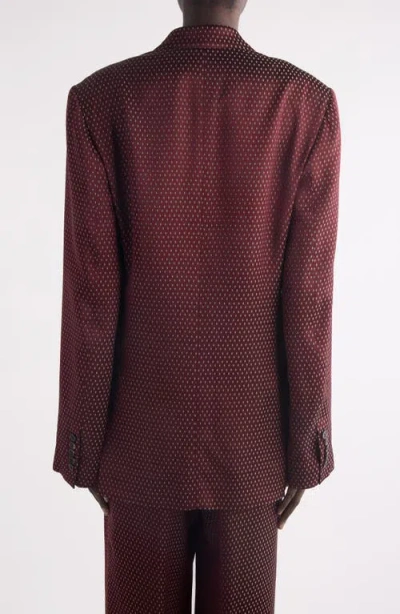 Dries Van Noten Bafya 2350 W.w. Jacket With Pockets In Burgundy