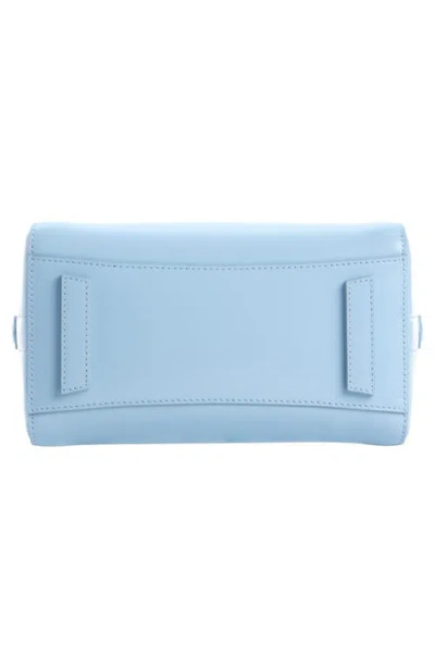 Givenchy Antigona Mini Top-handle Bag In Patent Leather In Blue