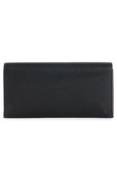 Givenchy Day Grained Leather Continental Wallet In Black