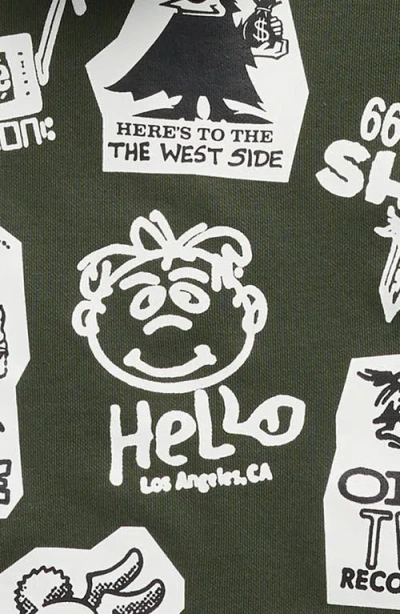 Vans Kids' Classified Graphic Zip Hoodie In Green