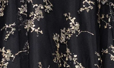 Blondie Nites Caviar Glitter Corset Open Back Minidress In Multi