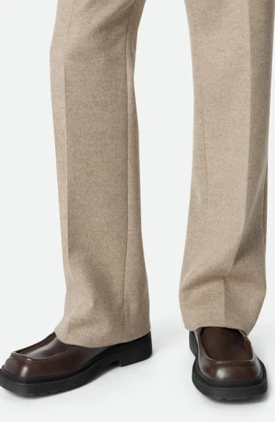 Bottega Veneta Round Toe Leather Lace-up Shoes For Men In Multi