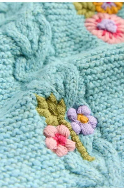 Next Kids' Embroidered Cardigan In Green