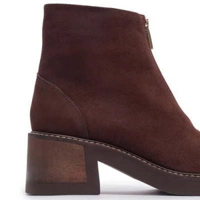 Bernardo 22mm Tess Zip-front Ankle Boots In Brown