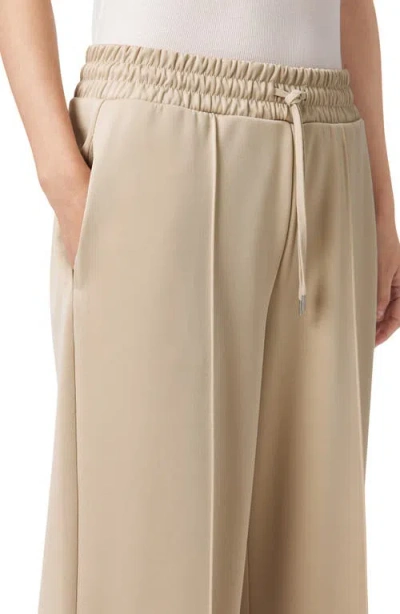 Allsaints Mirri Pintuck Pleat Wide Leg Pants In Brown