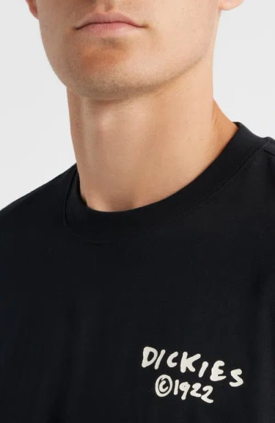 Dickies Logo-detail Crew-neck T-shirt In Black