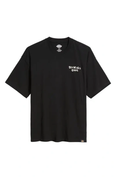 Dickies Logo-detail Crew-neck T-shirt In Black