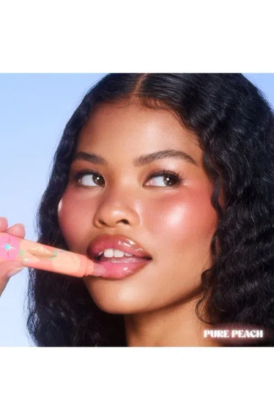 Charlotte Tilbury Unreal Lips Healthy Glow Nectar Lip Oil With Hyaluronic Acid And Vitamin E Juicylicious Pure Peach 0 In Neutral