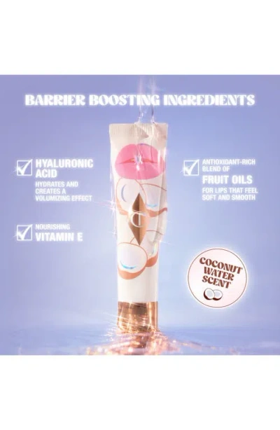 Charlotte Tilbury Unreal Lips Healthy Glow Nectar Lip Oil With Hyaluronic Acid And Vitamin E Juicylicious Coconut Wate