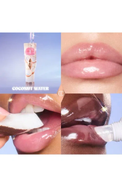Charlotte Tilbury Unreal Lips Healthy Glow Nectar Lip Oil With Hyaluronic Acid And Vitamin E Juicylicious Coconut Wate