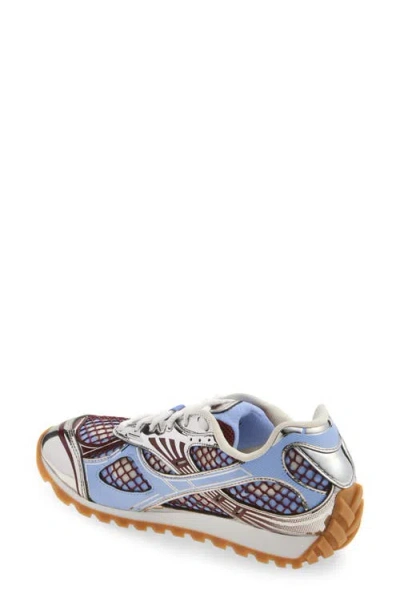 Bottega Veneta Orbit Sneakers Contrast Stitching Mesh Panels Rubber Sole In Multi