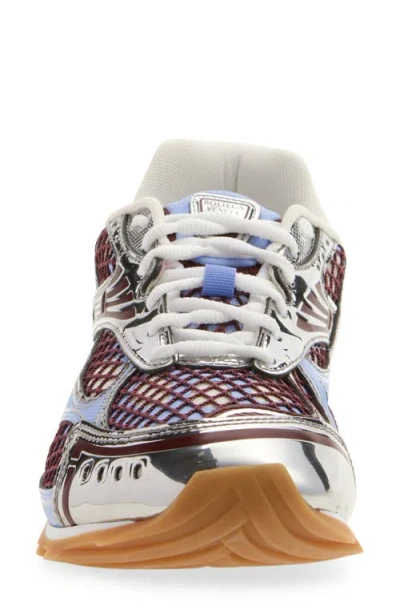 Bottega Veneta Orbit Sneakers Contrast Stitching Mesh Panels Rubber Sole In Multi