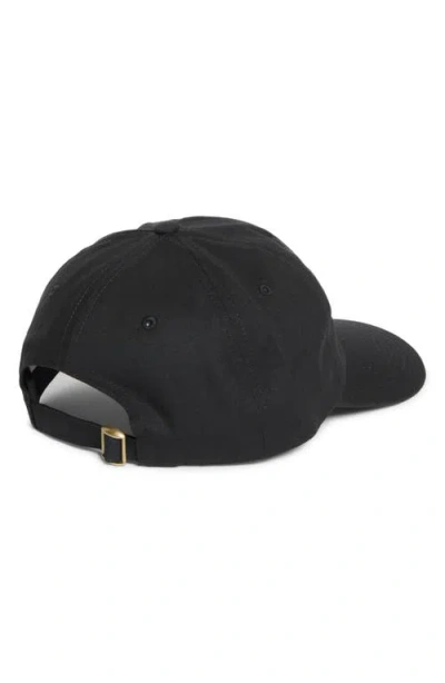 Noah Core Logo Embroidered 6-panel Adjustable Baseball Cap In Black
