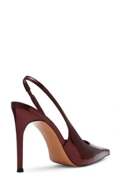 Steve Madden Reyes Pointed Toe Slingback Sandal In Burgundy