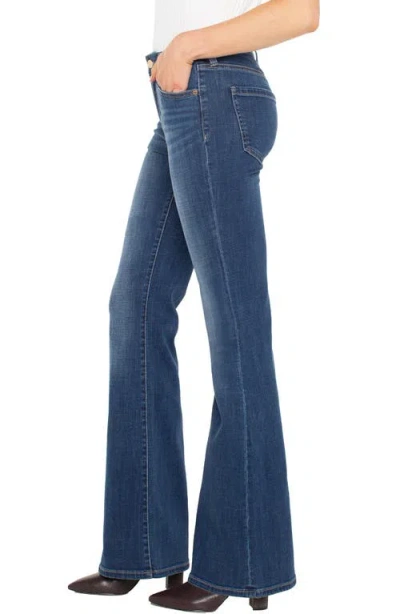 Liverpool Los Angeles Lucy Jeans Women Blue Denim Mid Rise Bootcut Leg Gbo538 In Blue