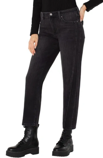 Liverpool Los Angeles Women's Liv Fashion Seaming Relaxed Skinny Jeans In Black