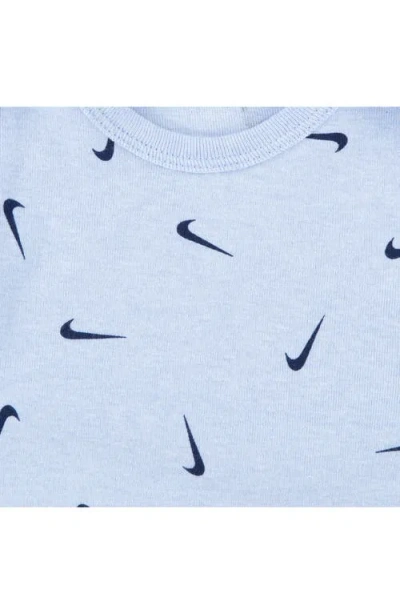 Nike Essentials 3-pack Assorted Bodysuits In Blue