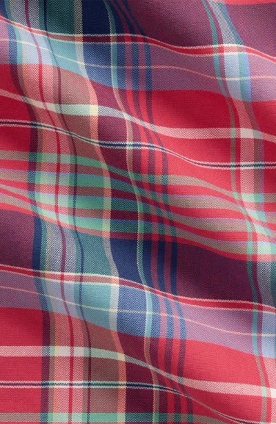 Polo Ralph Lauren Classic Fit Plaid Oxford Shirt In Red